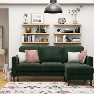 Green velvet couch deals wayfair